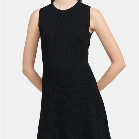 🎉HP🎉Theory ribbed flare dress size p - Picture 6 of 7